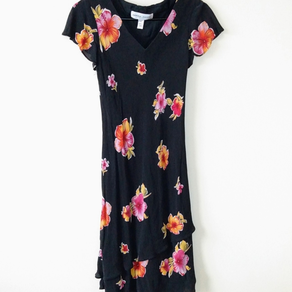 Black Floral Dress